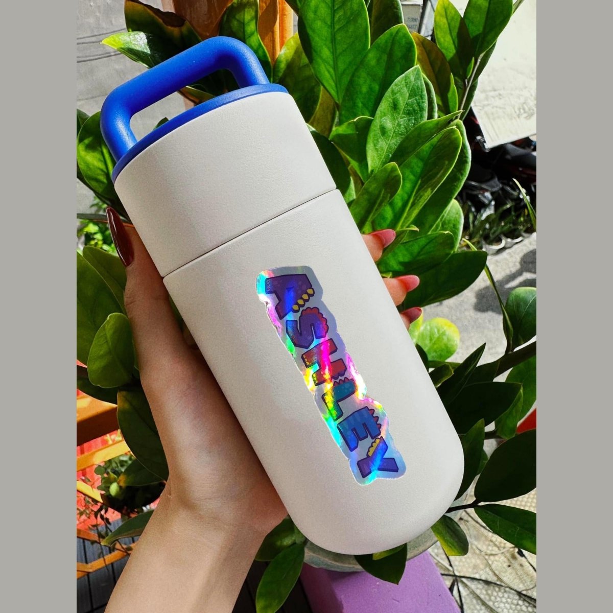 Custom Dinosaur Name Sticker: Fun Dino Font, School Supplies - KWL Creations