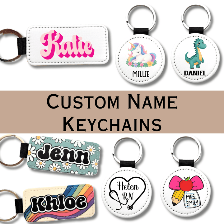Name Key chains - KWL Creations