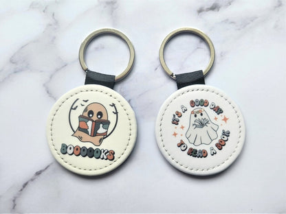 Book Lover Keychain – Cute Ghost Reading Keyring - KWL Creations