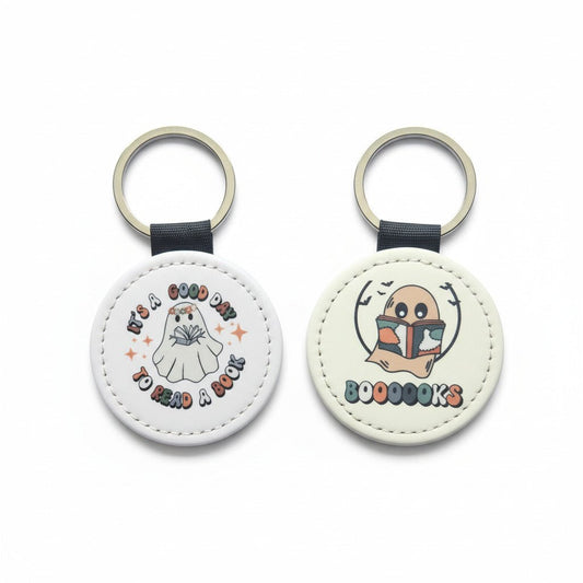 Book Lover Keychain – Cute Ghost Reading Keyring - KWL Creations