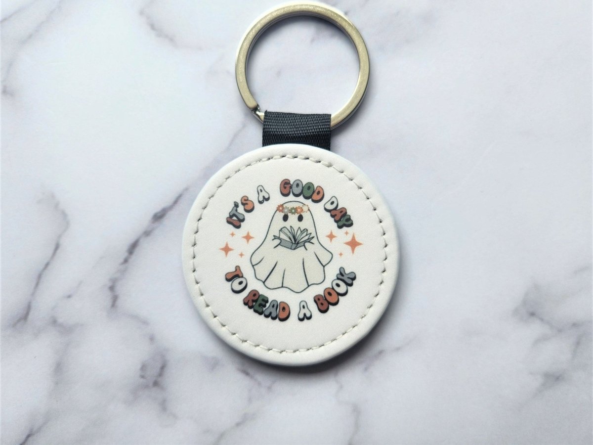 Book Lover Keychain – Cute Ghost Reading Keyring - KWL Creations
