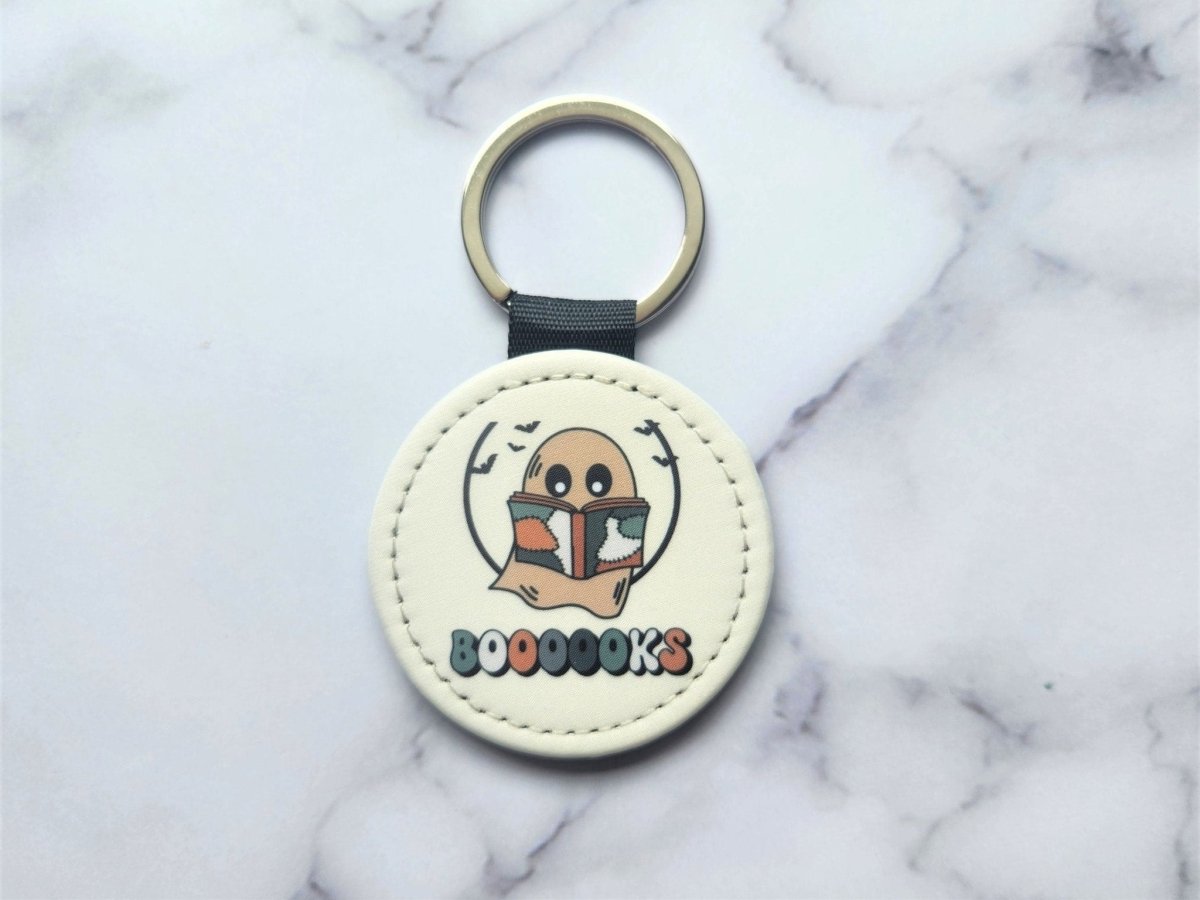 Book Lover Keychain – Cute Ghost Reading Keyring - KWL Creations