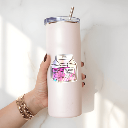 Bookish Milk Carton Stickers | Smut Reader, Romantasy Reader, Fantasy Romance, Historical Romance - KWL Creations