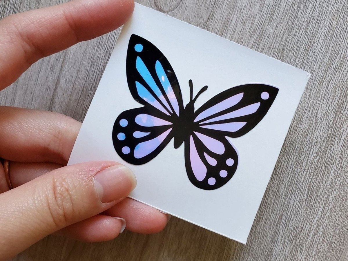 Butterfly Holographic Decal - KWL Creations