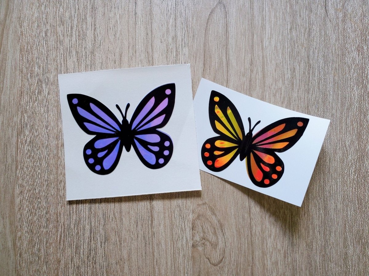 Butterfly Holographic Decal - KWL Creations