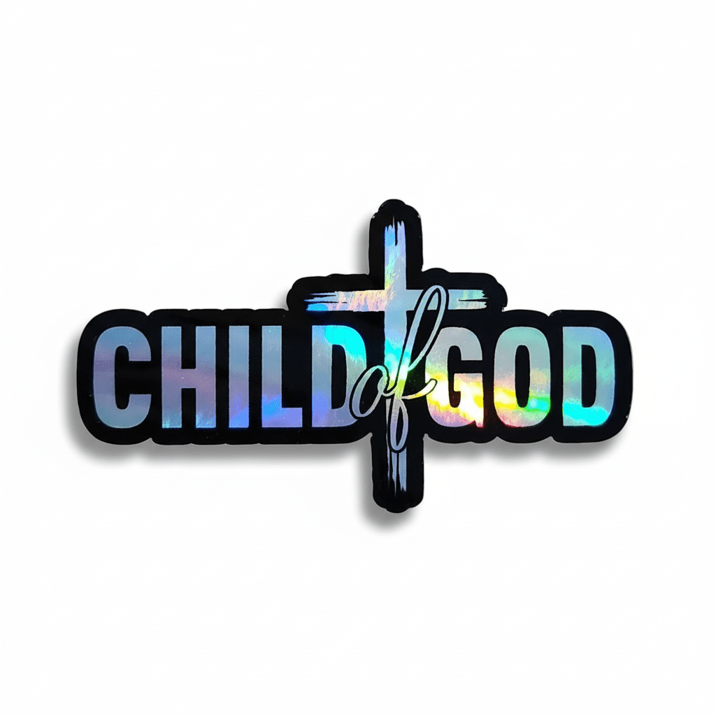 Child of God Holographic Sticker - KWL Creations