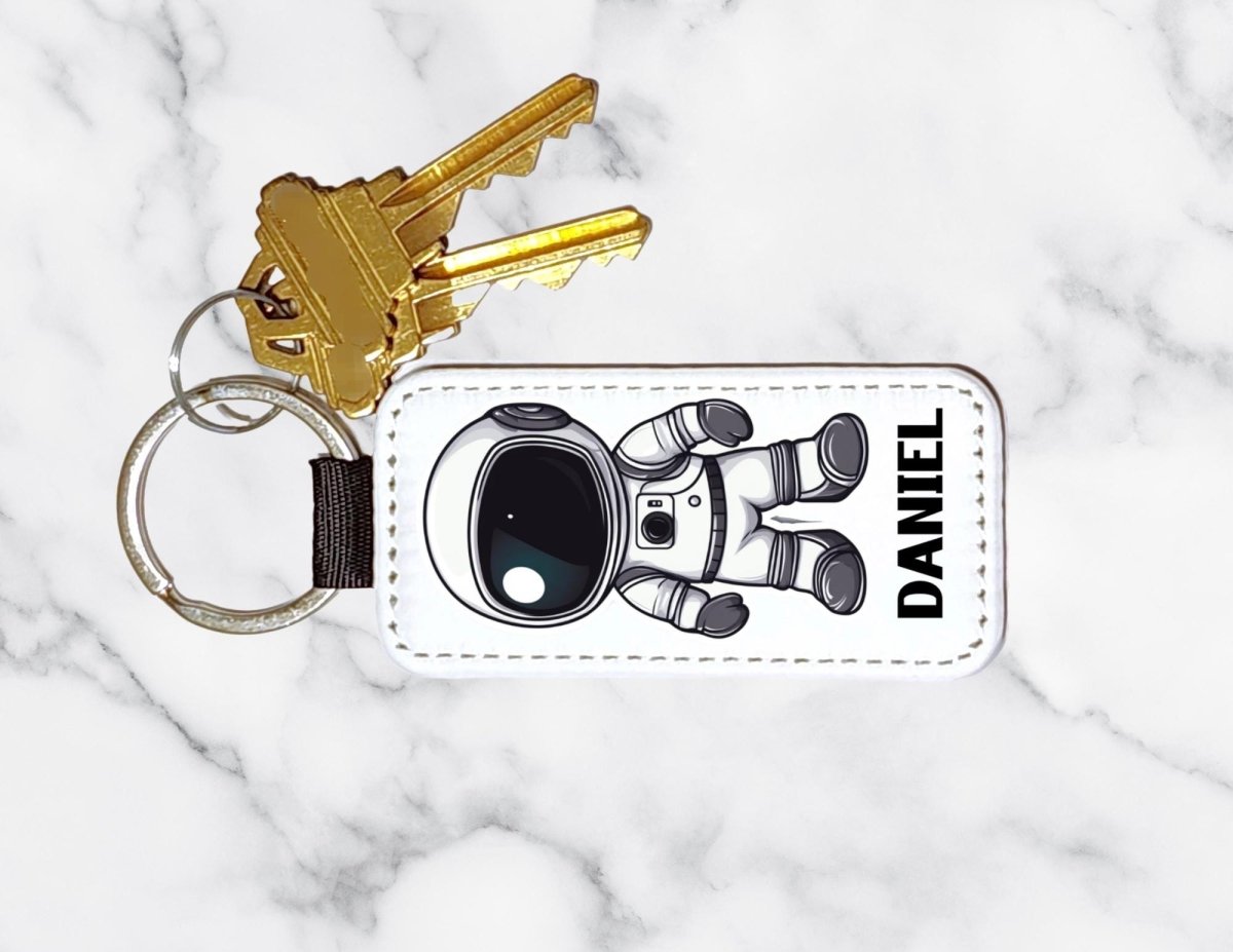 Custom Astronaut Keychain: Personalized Space Gift for Kids - KWL Creations
