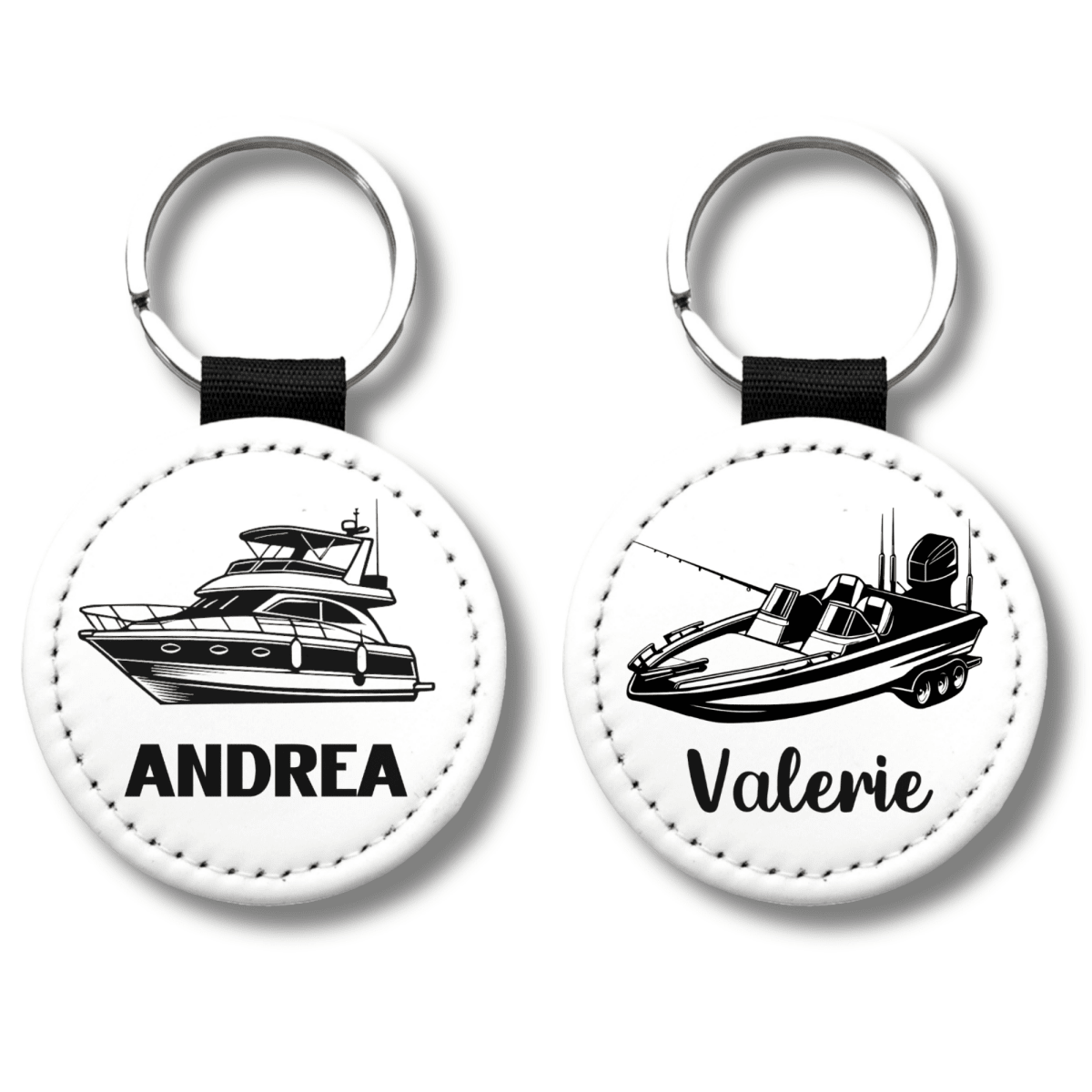 Custom Boat Keychain: Personalized Nautical Gift, 9 Styles - KWL Creations