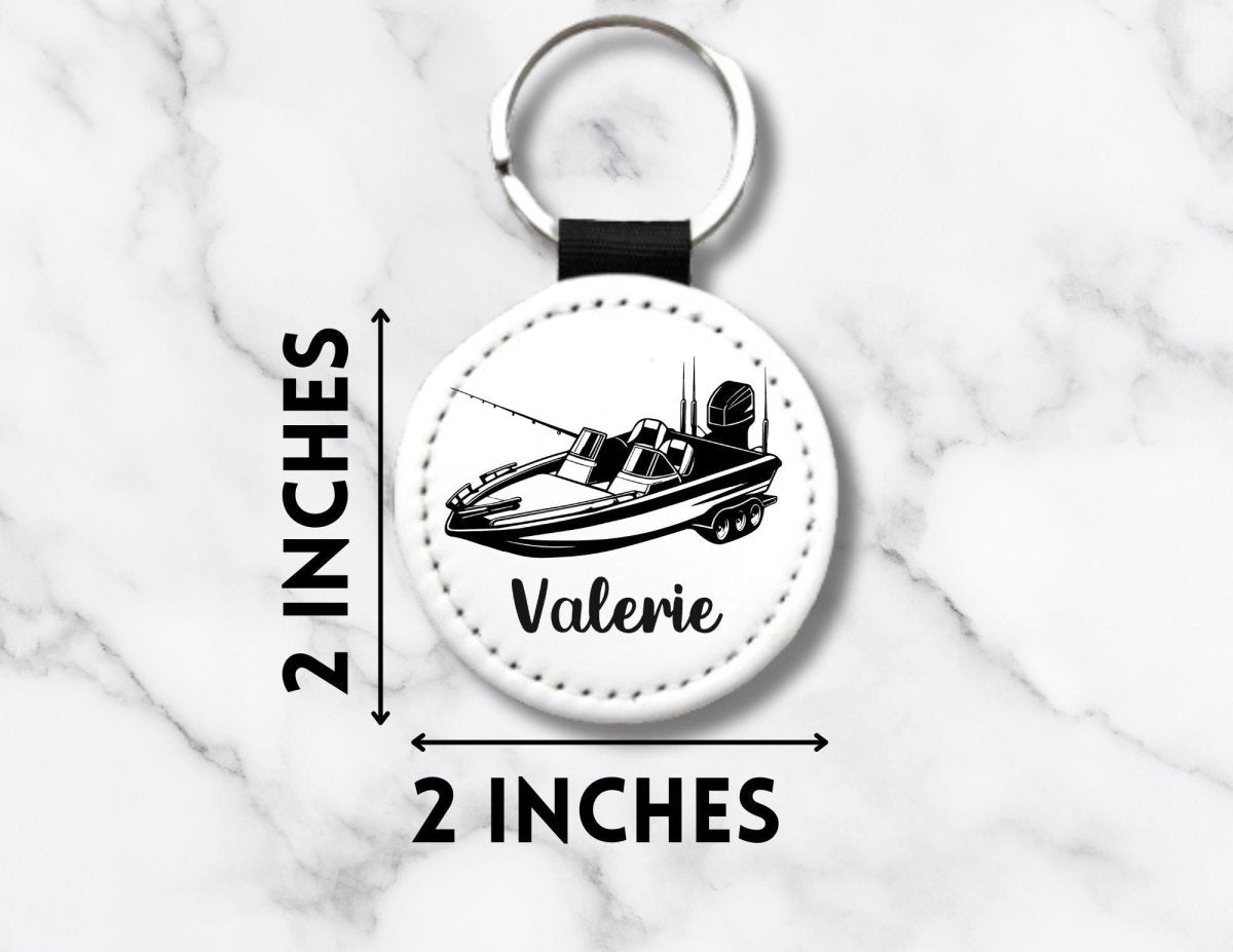 Custom Boat Keychain: Personalized Nautical Gift, 9 Styles - KWL Creations