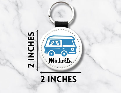 Custom Camper Keychain with Name – Personalized RV Key Chain - KWL Creations