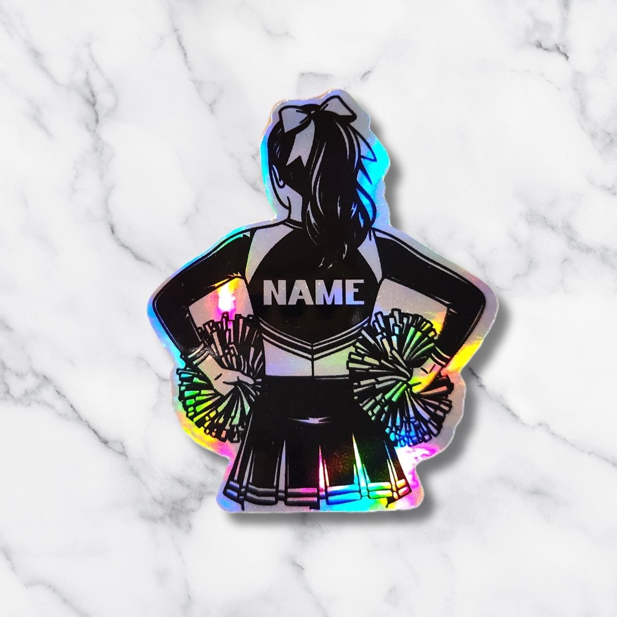 Custom Cheerleader Name Sticker – Cheer Squad Gift - KWL Creations