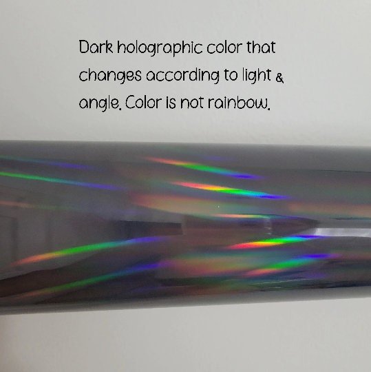 Custom Dark Holographic Name Decal - KWL Creations