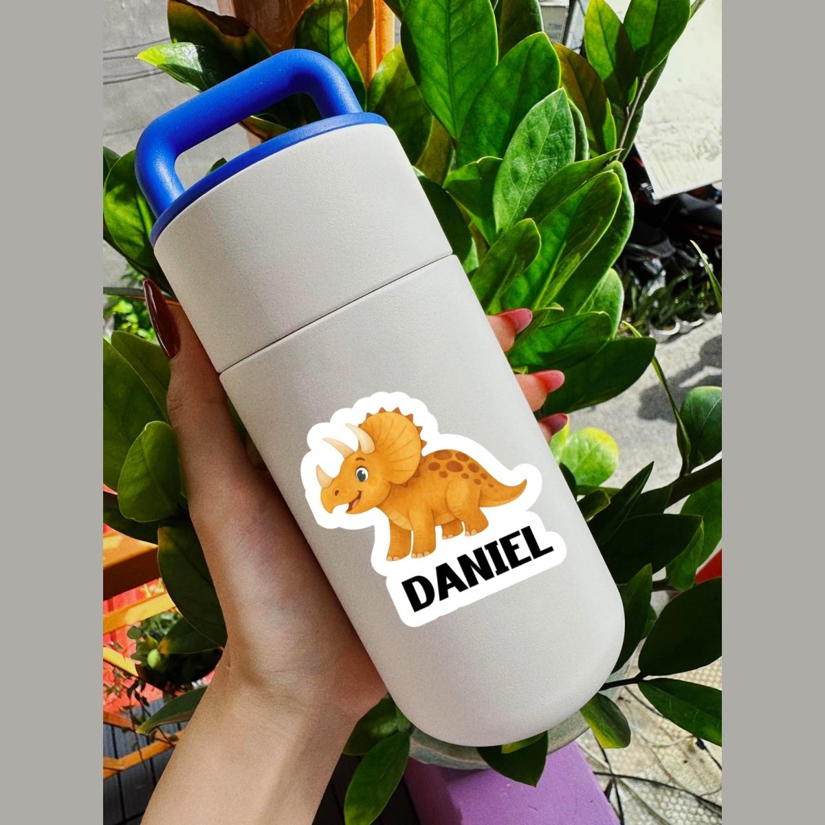 Custom Dinosaur Name Sticker – Personalized Dino Stickers for Kids - KWL Creations