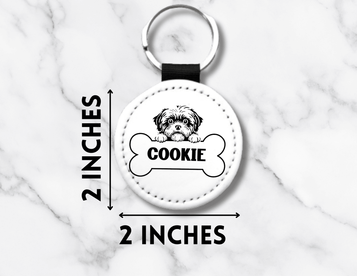 Custom Dog Name Keychain Personalized Pet Tag Gift, Dog Breed Keychain, Custom Pet Name Keychain, Dog Lover Gift, Pet Memorial Gift - KWL Creations