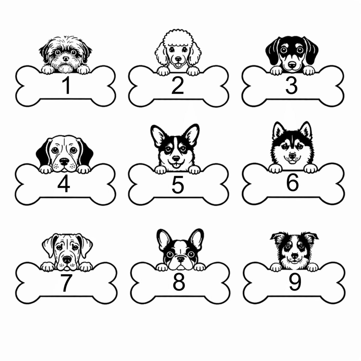 Custom Dog Name Sticker | Personalized Holographic Pet Decal - KWL Creations