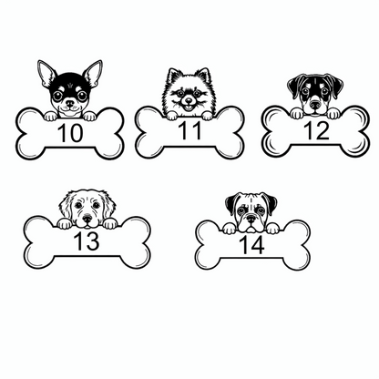 Custom Dog Name Sticker | Personalized Holographic Pet Decal - KWL Creations