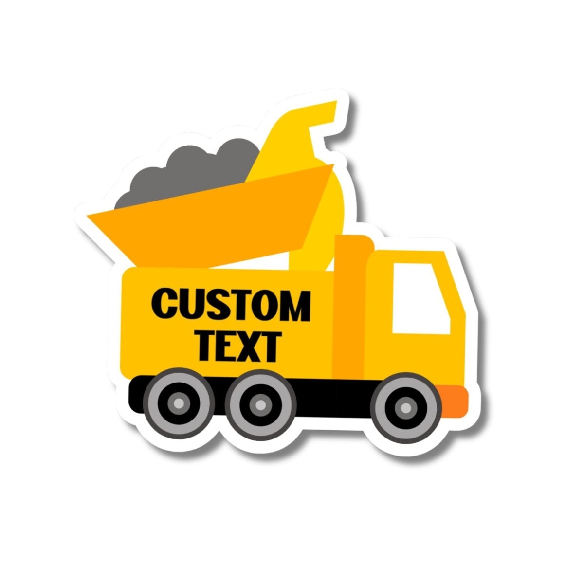 Custom Dump Truck Sticker - Construction Vehicle Sticker - KWL Creations
