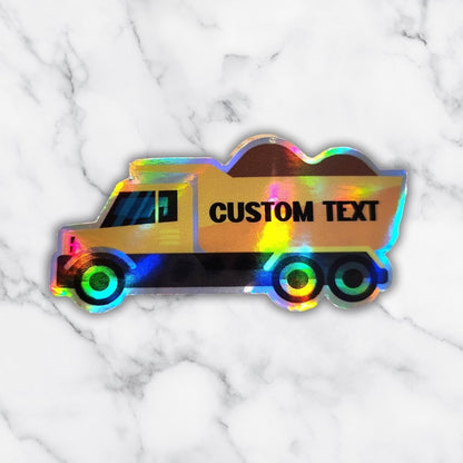 Custom Dump Truck Sticker – Personalized Construction Sticker - KWL Creations