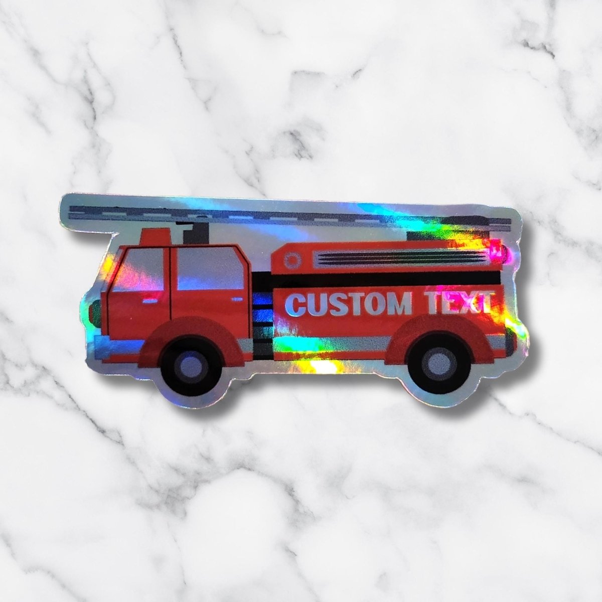 Custom Fire Truck Name Sticker – Fire Engine Sticker - KWL Creations