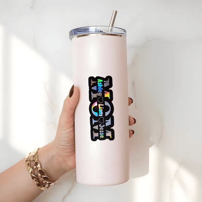 Custom Mom Name Sticker – Personalized Kids Names Decal, Holographic MOM Sticker, Mother’s Day Gift - KWL Creations