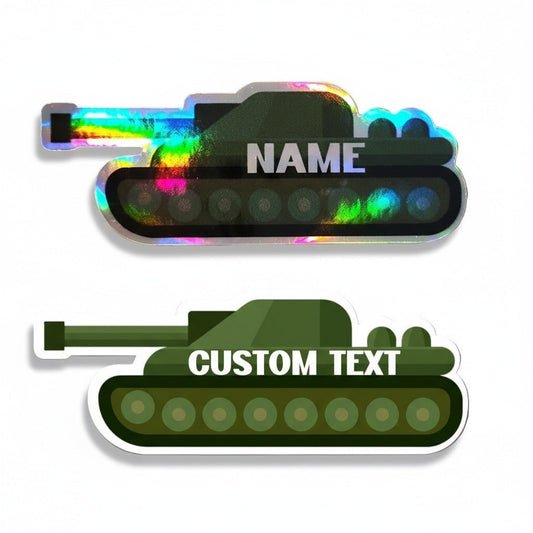 Custom Name Army Tank Sticker - KWL Creations
