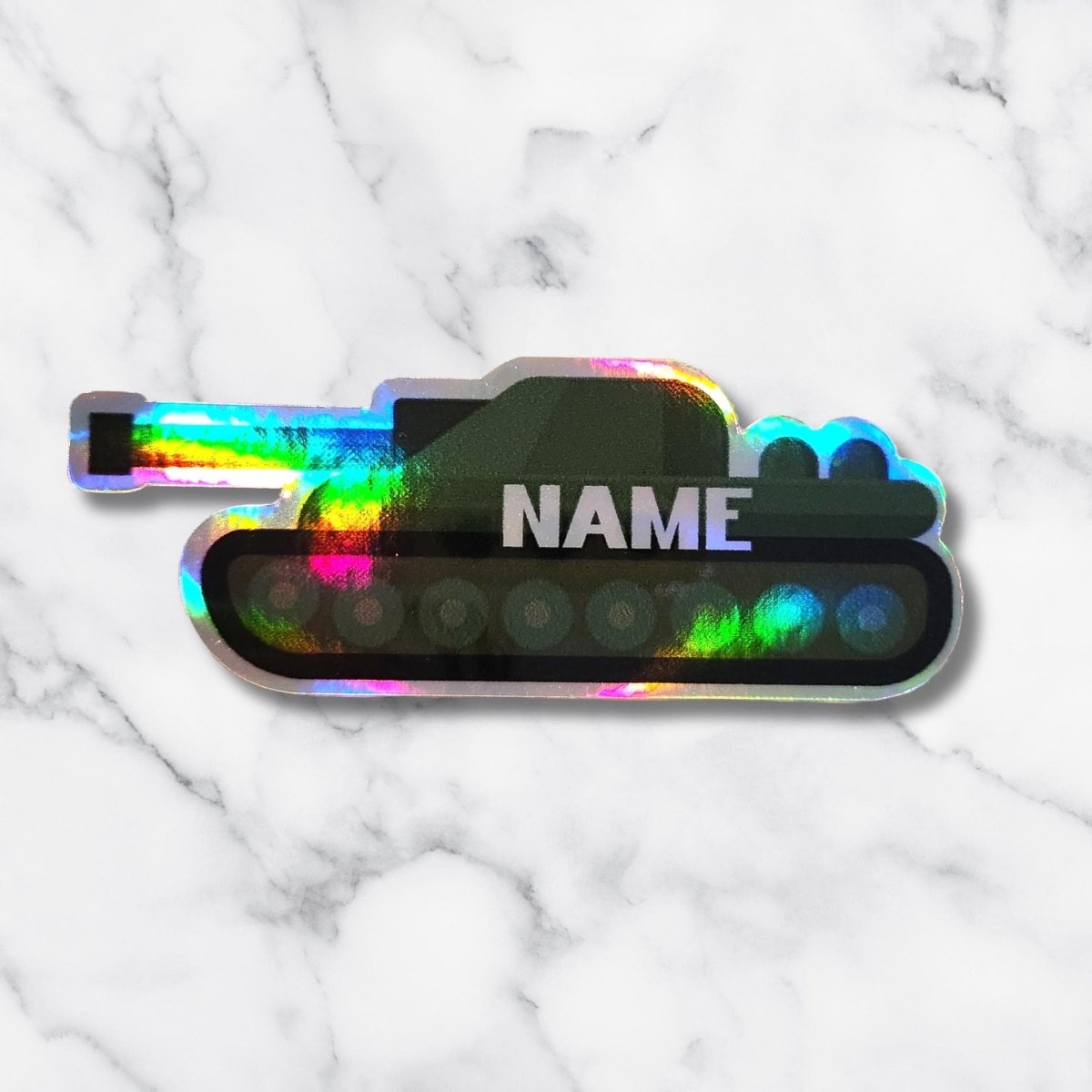 Custom Name Army Tank Sticker - KWL Creations