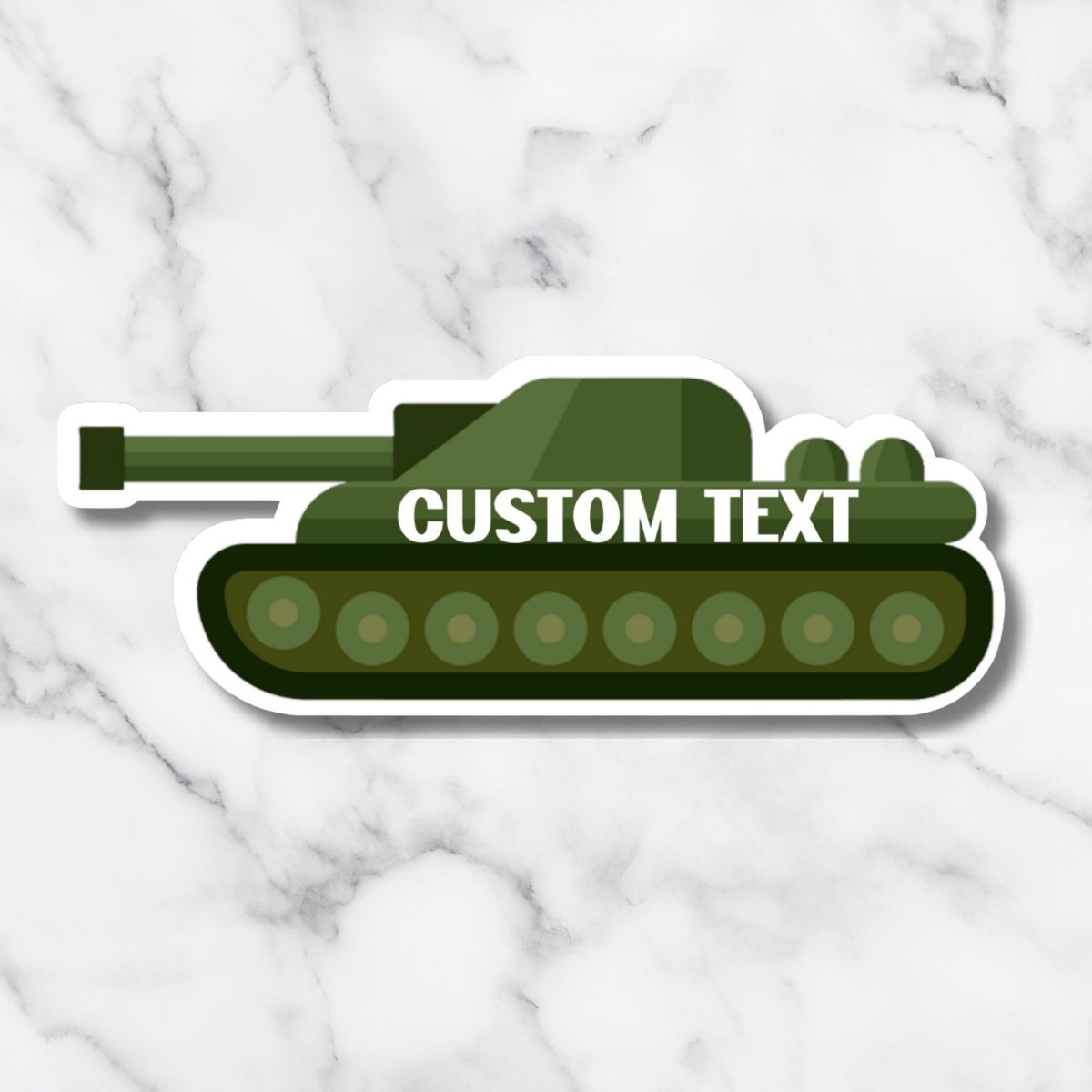 Custom Name Army Tank Sticker - KWL Creations