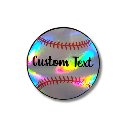 Custom Name Baseball Sticker - KWL Creations