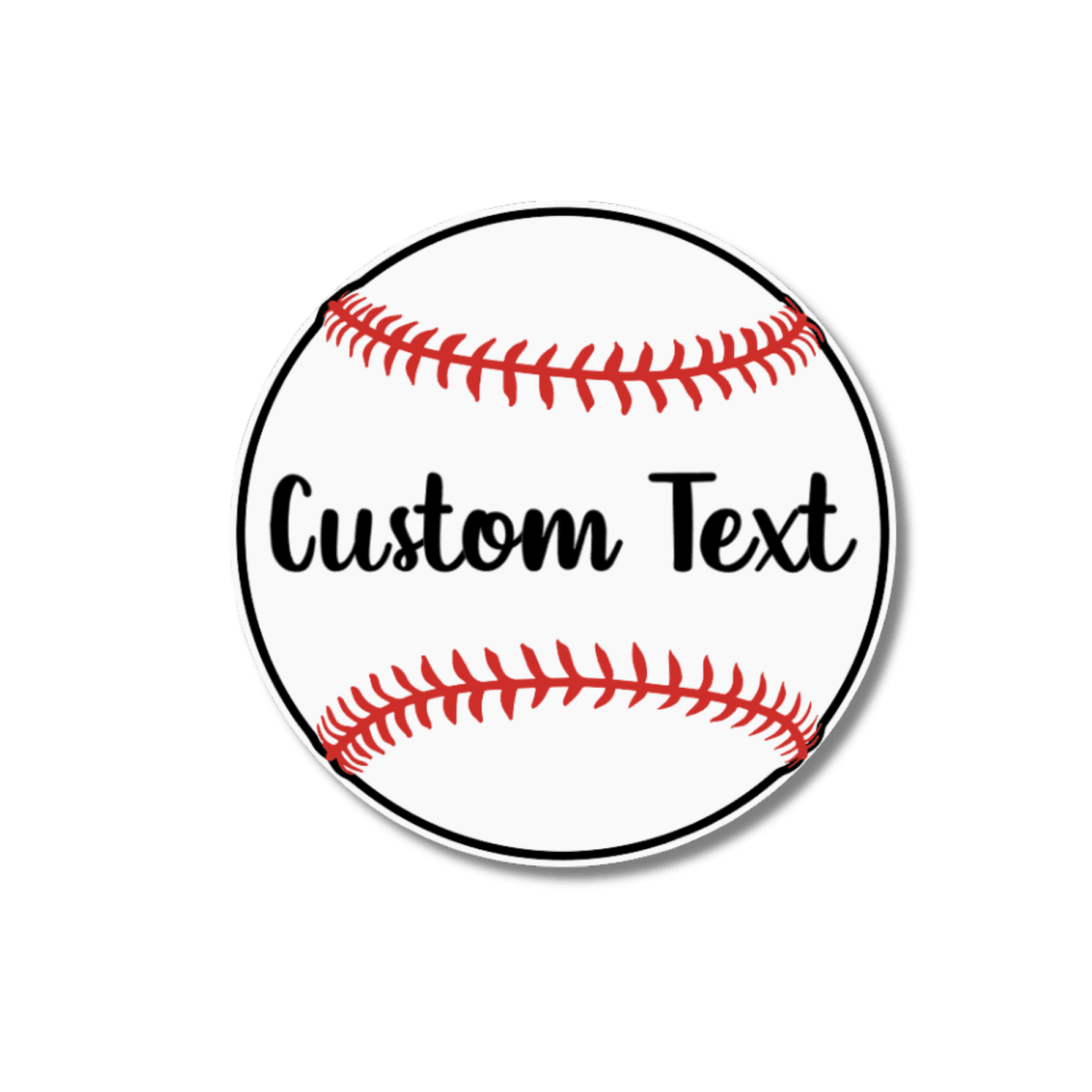 Custom Name Baseball Sticker - KWL Creations