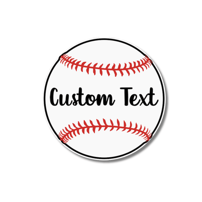 Custom Name Baseball Sticker - KWL Creations
