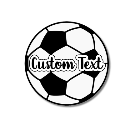 Custom Name Soccer Sticker - KWL Creations