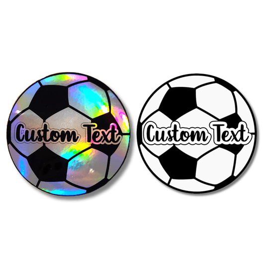 Custom Name Soccer Sticker - KWL Creations