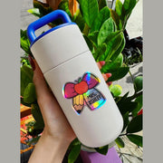 Custom Name Teacher Sticker – Apple Pencil Bow Design - KWL Creations