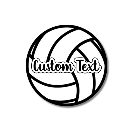 Custom Name Volleyball Sticker - KWL Creations