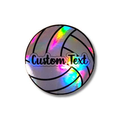 Custom Name Volleyball Sticker - KWL Creations
