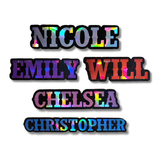 Custom Name Western Country Cowboy Font Sticker - KWL Creations