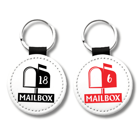 Custom Number Mailbox Key Chain - KWL Creations