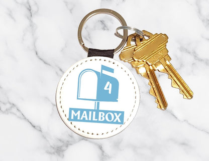 Custom Number Mailbox Key Chain - KWL Creations