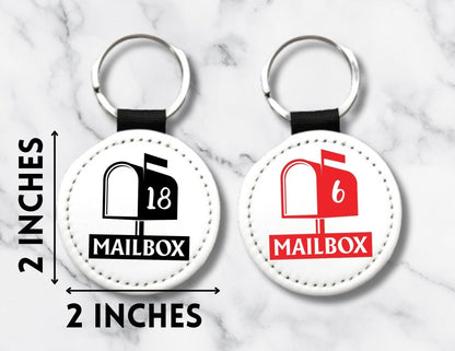 Custom Number Mailbox Key Chain - KWL Creations