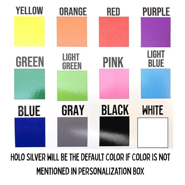 Custom Pixel Font Name Stickers | Personalized Vinyl Decals for Kids & Gifts - KWL Creations