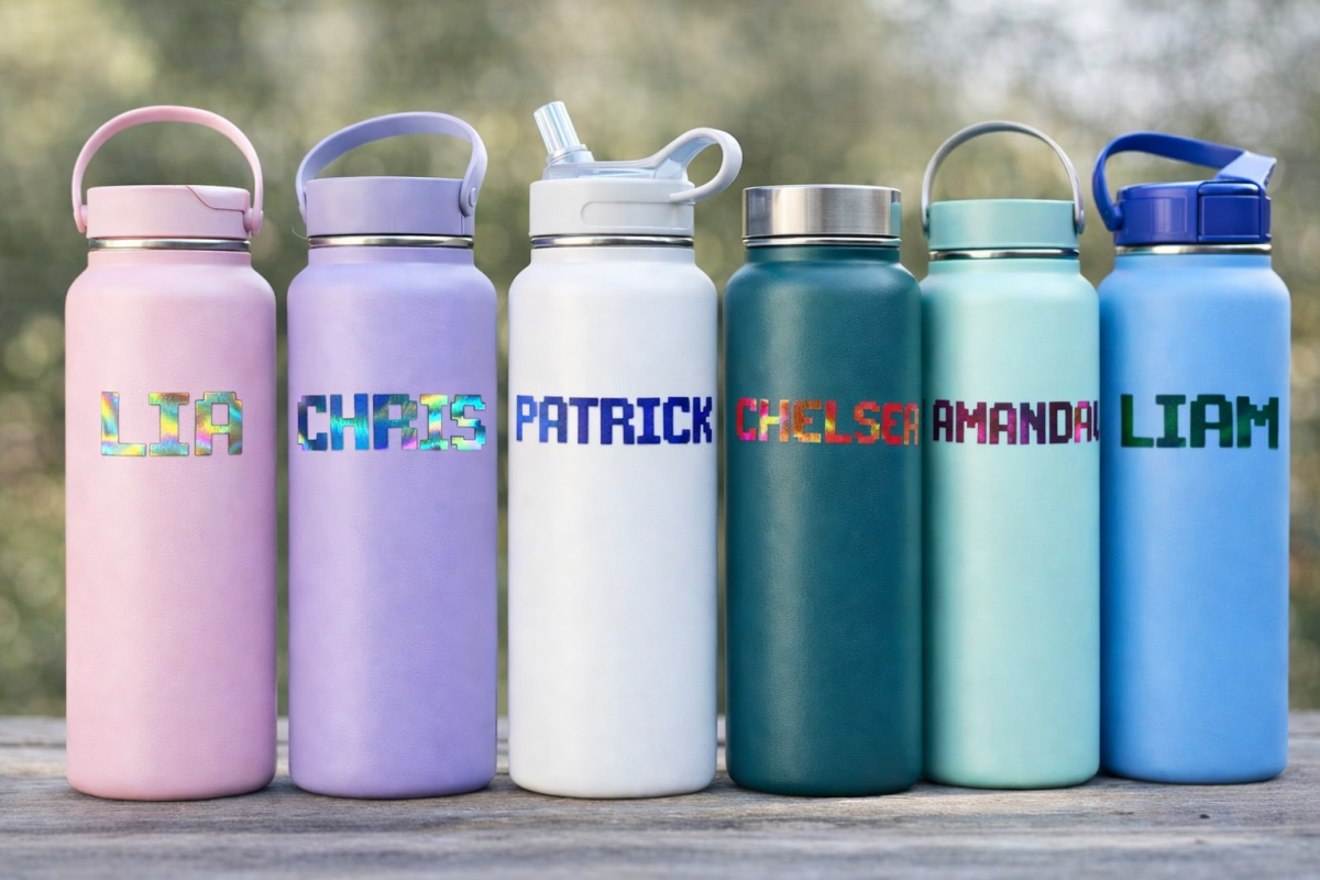Custom Pixel Font Name Stickers | Personalized Vinyl Decals for Kids & Gifts - KWL Creations
