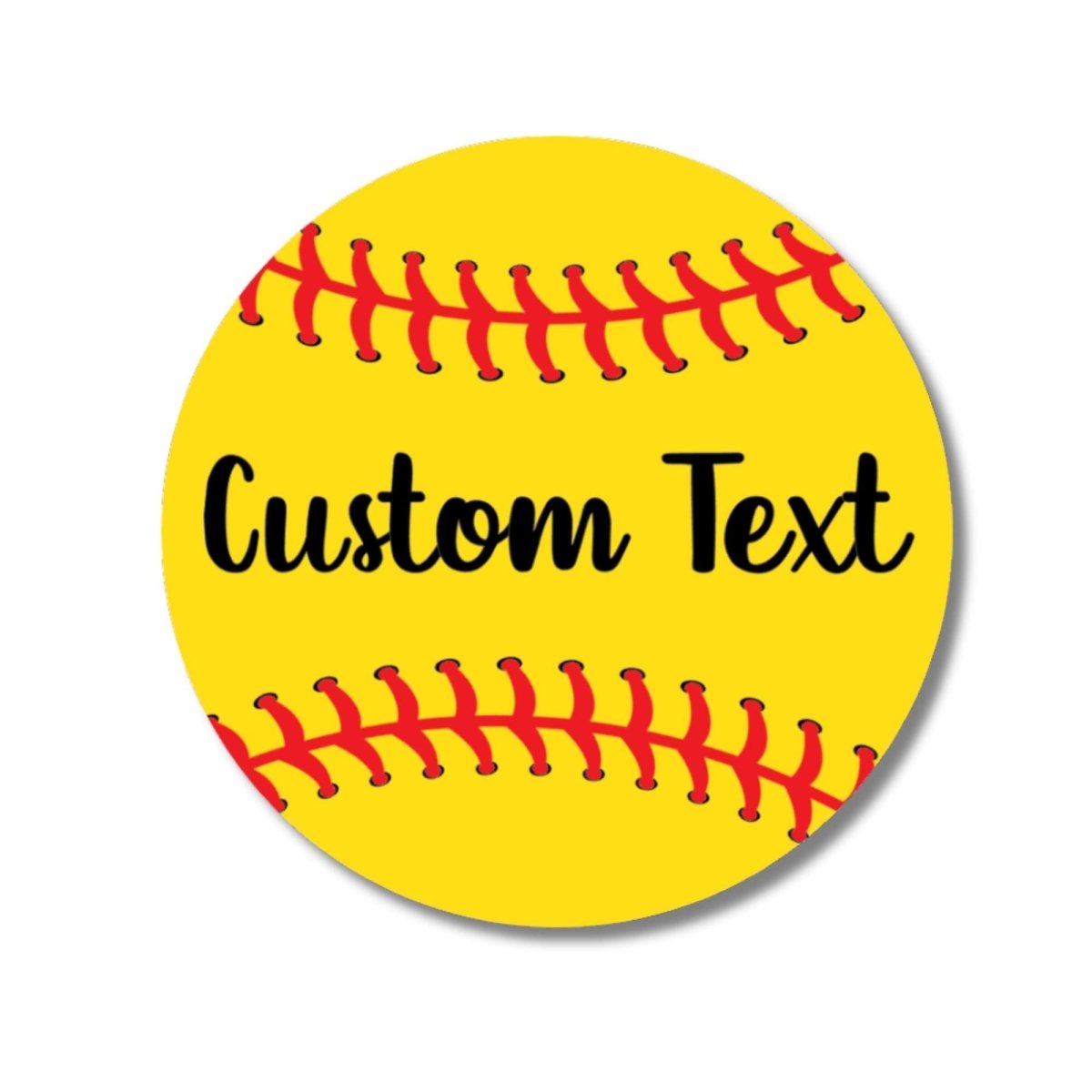 Custom Softball Name Sticker - KWL Creations