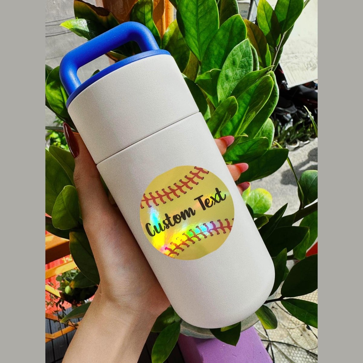 Custom Softball Name Sticker - KWL Creations