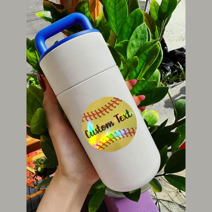 Custom Softball Name Sticker - KWL Creations