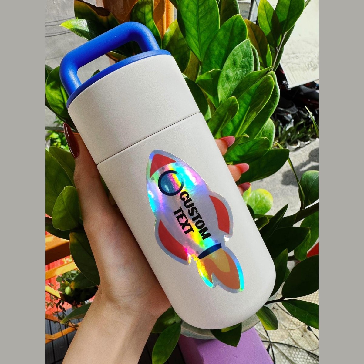 Custom Spaceship Sticker – Personalized Rocket Design - KWL Creations