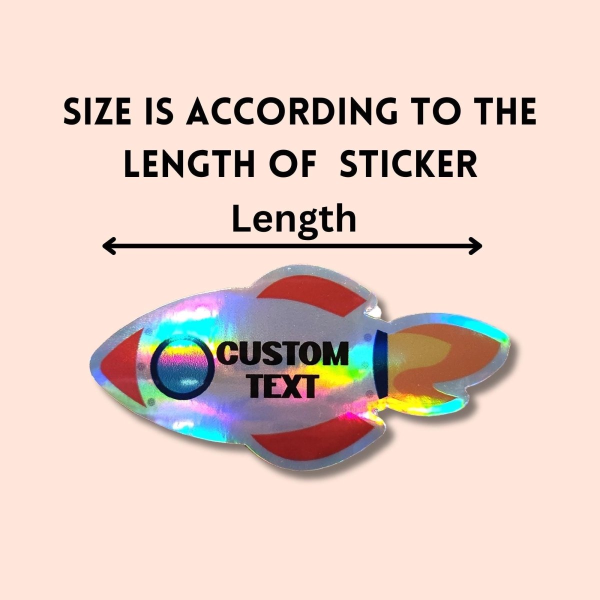 Custom Spaceship Sticker – Personalized Rocket Design - KWL Creations
