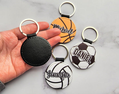 Custom Sports Keychain – Baseball • Basketball • Soccer • Volleyball - KWL Creations