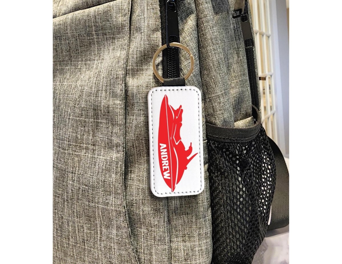 Custom Text Jet Ski Keychain - KWL Creations