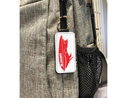 Custom Text Jet Ski Keychain - KWL Creations