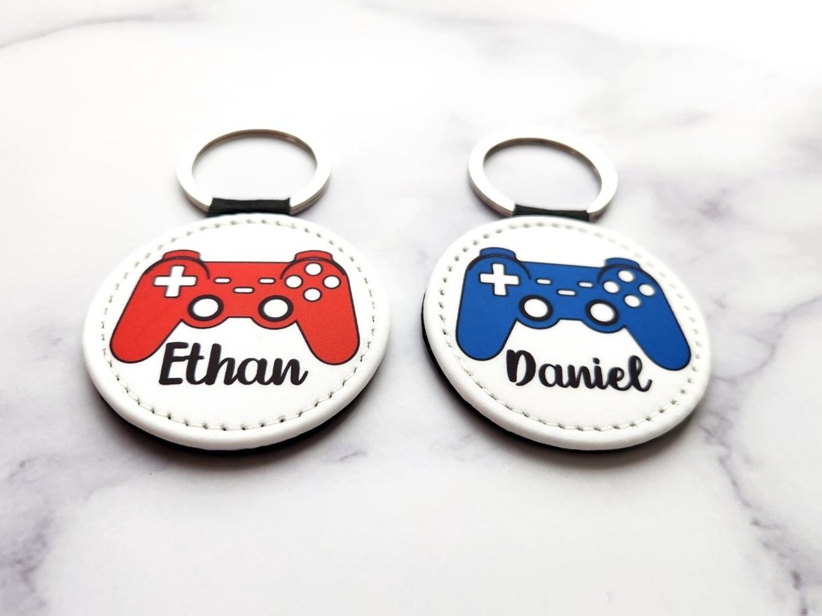 Custom Video Game Remote Controller Key Chain, Gift for Gamers - KWL Creations
